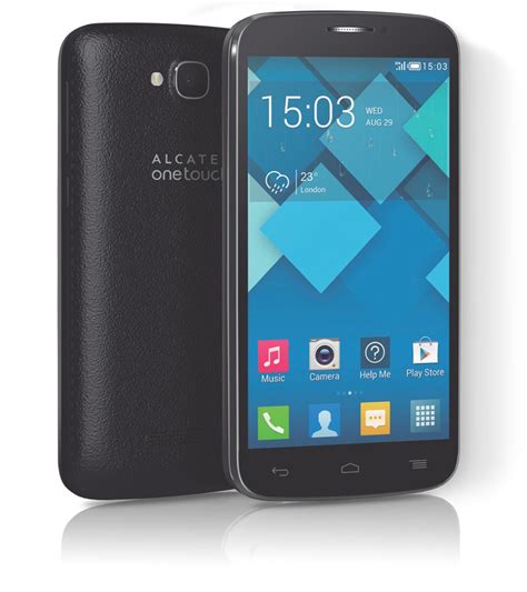 alcatel one touch pop menu